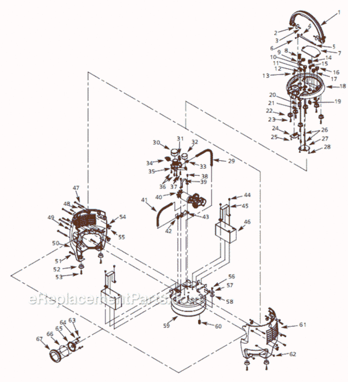 Page A Diagram and Parts List for FP207100 2005 Campbell Hausfeld Compressor